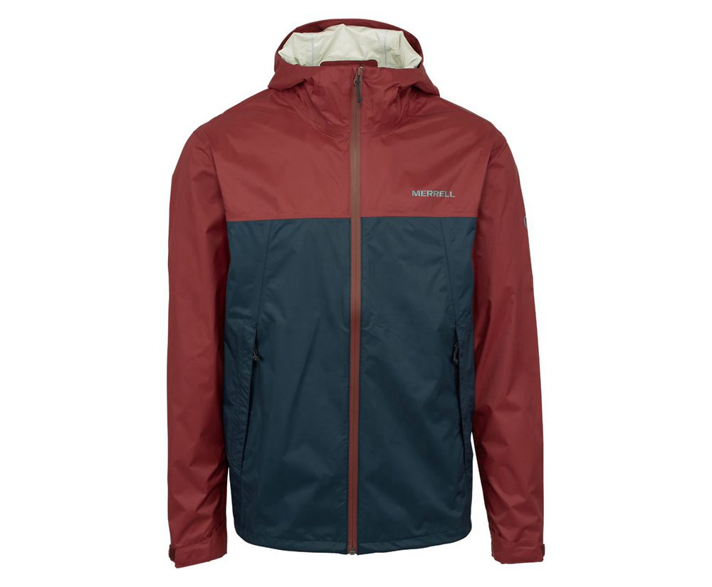 Jaqueta Homem - Merrell Fallon Rain - Vermelhas/Azul Marinho - PCE521304